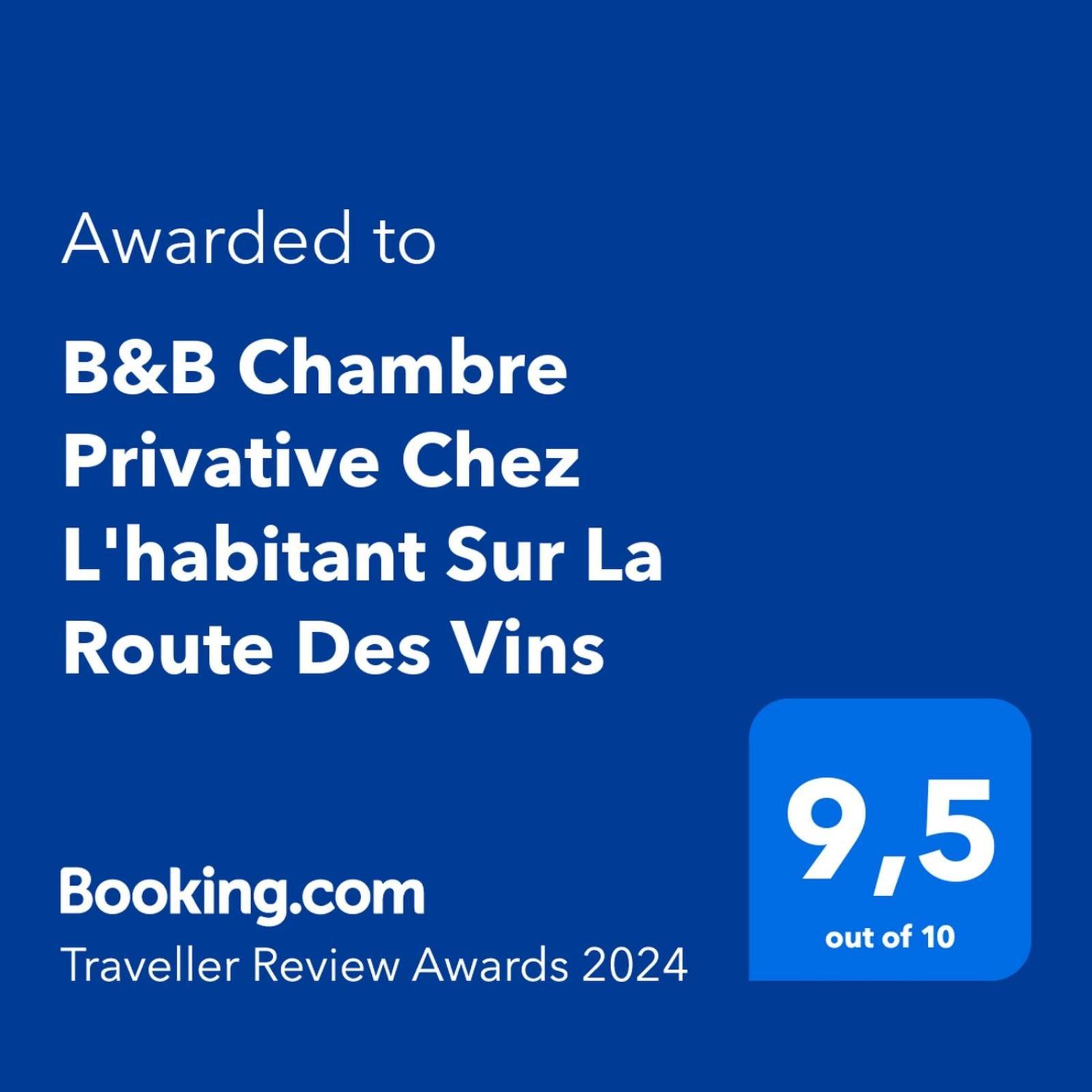 B&B Chez L'Habitant Chambre Privative Sur La Route Des Vins Tv Parking Box Velo Issenheim Luaran gambar